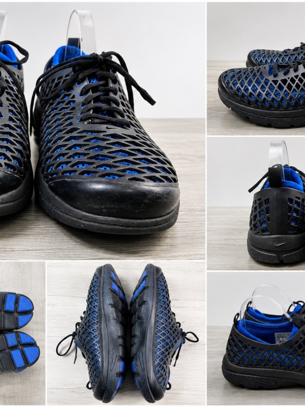 Nike Free Run+ 2 EXT Black Blue Sneakers Men’s Size 10